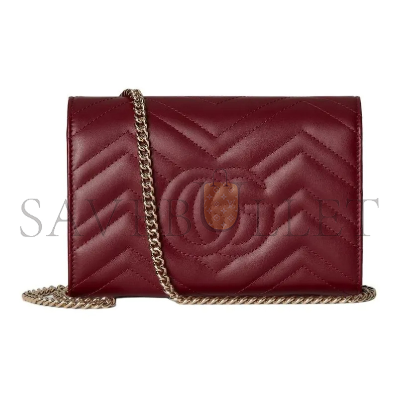 G*u*i gg marmont leather tote bag 779727 (26.5*18.5*12.5cm)